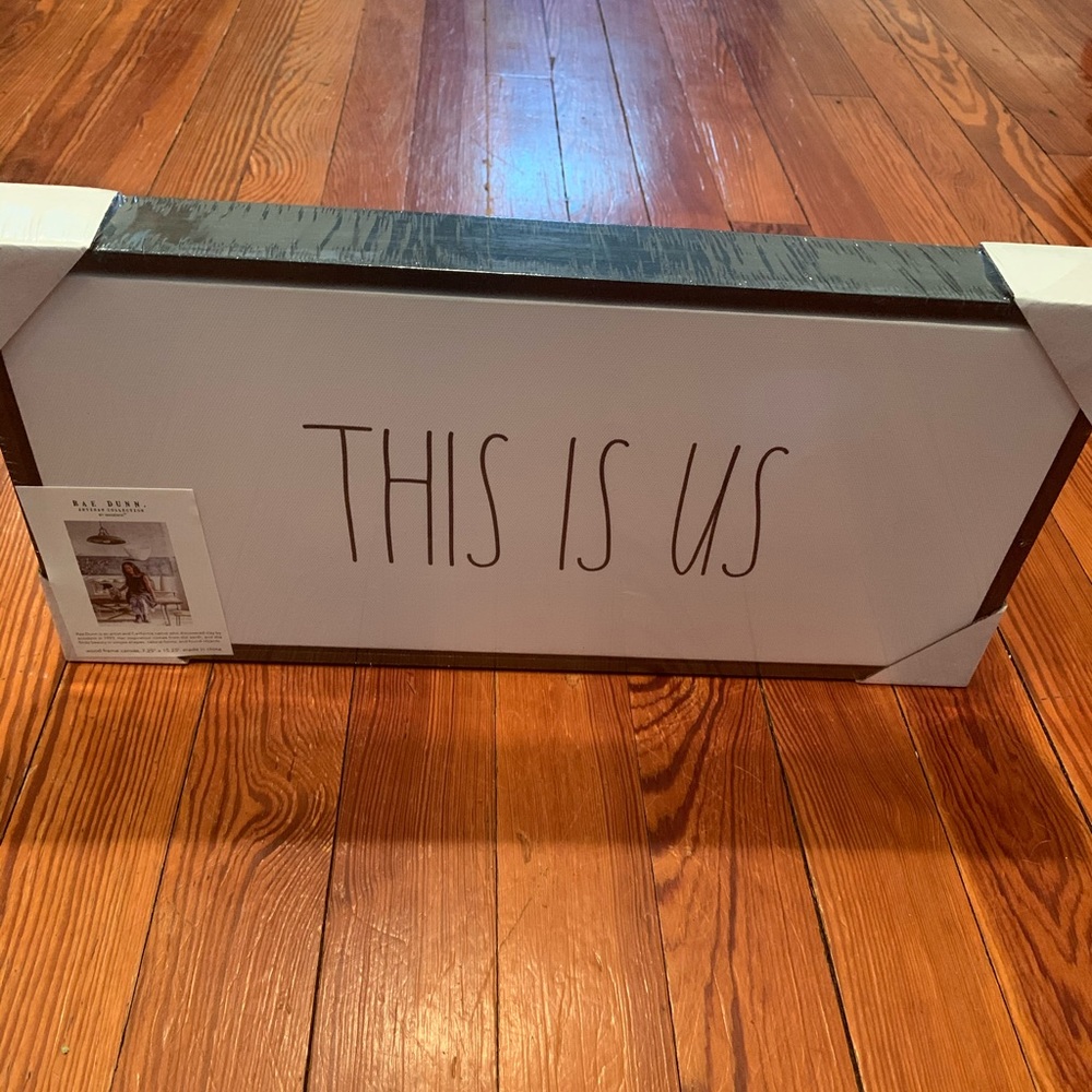 NWT Rae Dunn This Is Us Wall Art